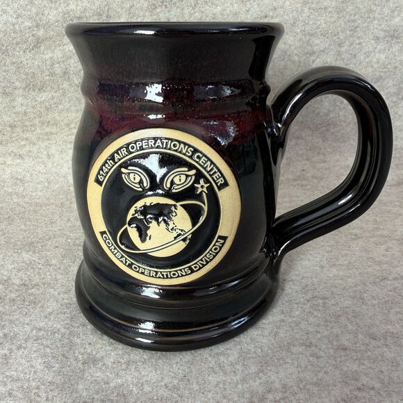 Deneen Pottery 614th Air Operations Center Combat Operations Division Mug 18oz - Picture 1 of 6